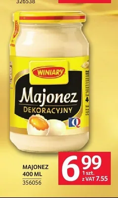 Majonez Dekoracyjny Winiary promocja w Selgros