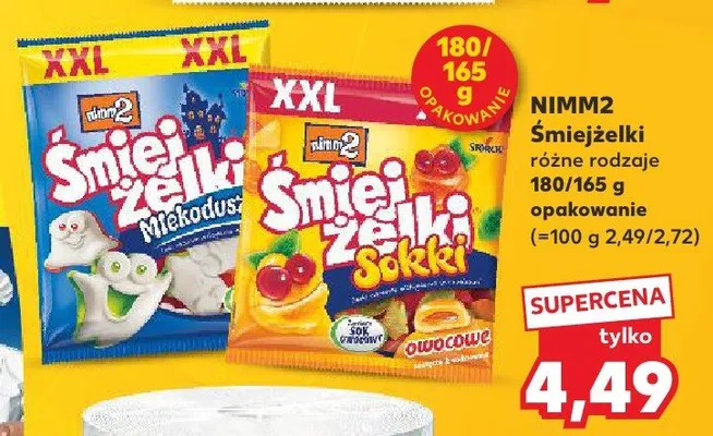 Śmiejżelki różne rodzaje promocja w Kaufland