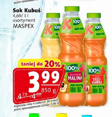 Sok Kubuś promocja w Prim Market
