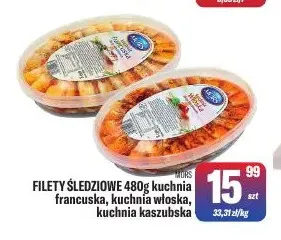 Filety śledziowe kuchnia włoska Mors promocja w Tomi Markt