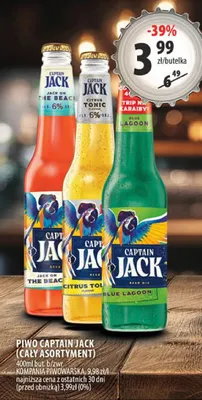 Piwo Captain Jack (cały asortyment) promocja w Arhelan