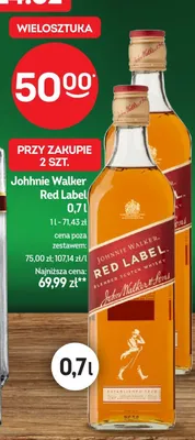 Whisky Johnnie Walker Red Label promocja w Żabka