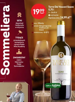 Wino białe Soave promocja w Żabka