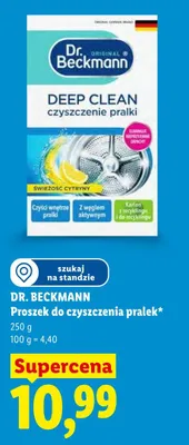 Proszek do czyszczenia pralek DR. BECKMANN promocja w Lidl