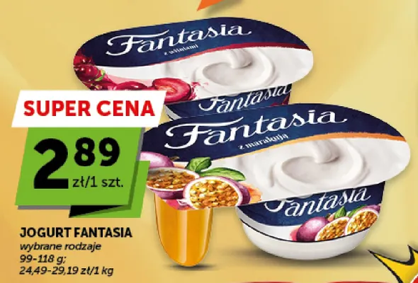 Jogurt Fantasia promocja w Groszek