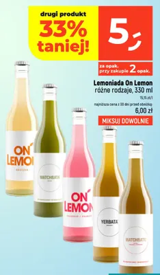 Lemoniada On Lemon Yerbata promocja w Dealz