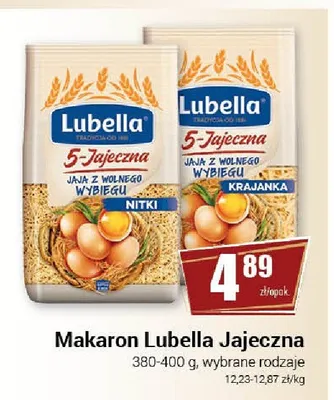 Makaron Lubella Jajeczna promocja w Premium Nasz Sklep