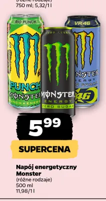 Napój energetyczny Monster VR46 The Doctor promocja w Netto