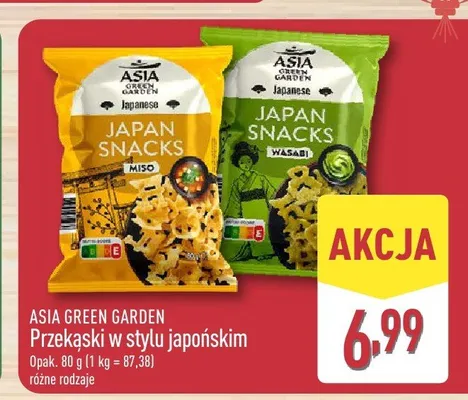 Przekąska w stylu japońskim Asia Green Garden Miso promocja w Aldi