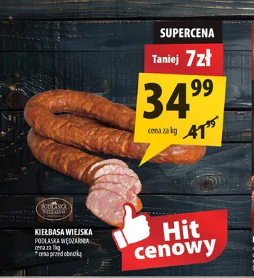 Kiełbasa wiejska Podlaska Wędzarnia promocja w Arhelan