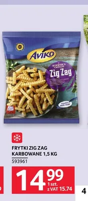 Frytki Zig Zag karbowane Aviko promocja w Selgros