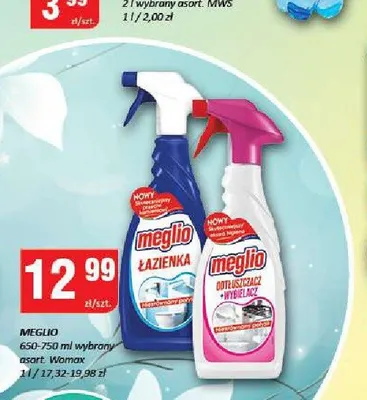 Środek czyszczący Meglio promocja w Chorten