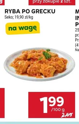 Ryba po grecku Seko promocja w Stokrotka