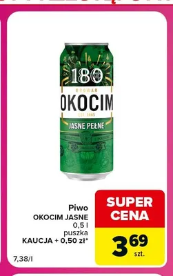 Piwo Okocim promocja w Carrefour Express