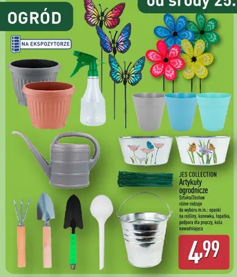 Artykuły ogrodnicze promocja w Aldi