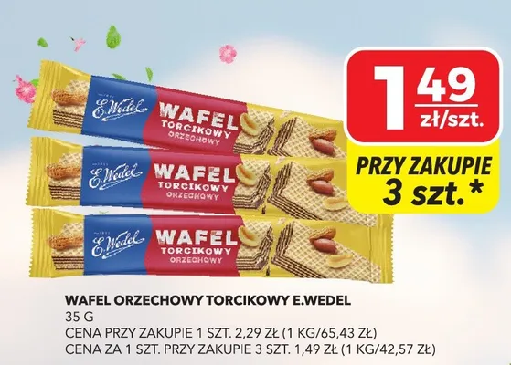 Wafel orzechowy torcikowy promocja w Top Market