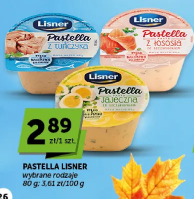 Pastella z łososia ze szczypiorkiem Lisner promocja w Groszek