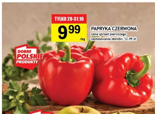 Papryka czerwona promocja w Gram Market