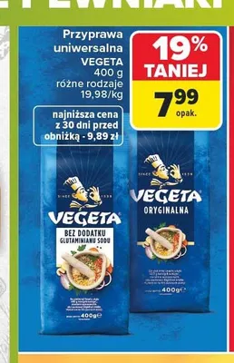Przyprawa uniwersalna Vegeta promocja w Carrefour