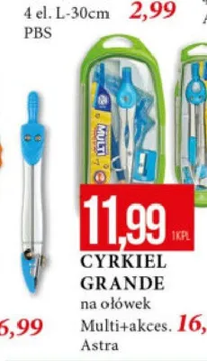 Cyrkiel Grande Astra Multi+akcesoria promocja w Leclerc