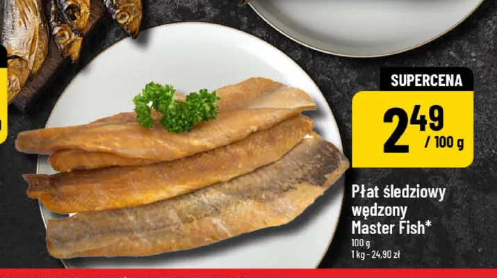 Płat śledziowy wędzony Master Fish promocja w POLOmarket