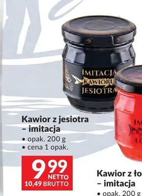 Kawior z jesiotra imitacja promocja w Makro