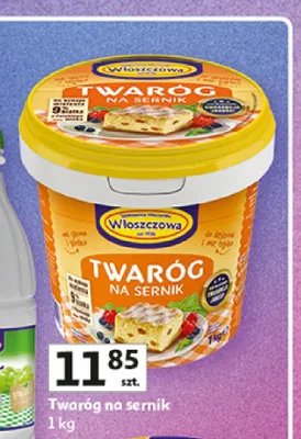 Twaróg na sernik Włoszczowa promocja w Auchan