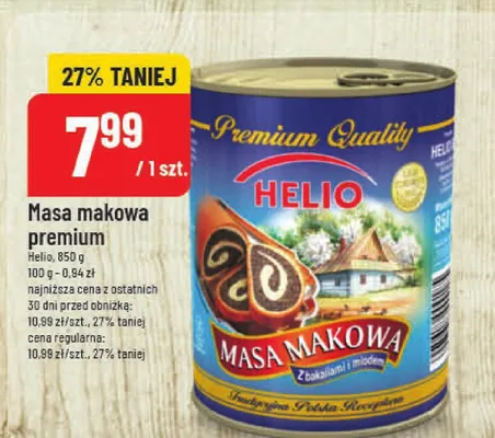 Masa makowa premium promocja w POLOmarket