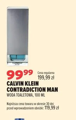 Woda toaletowa Calvin Klein Contradiction Man promocja w Drogerie Natura