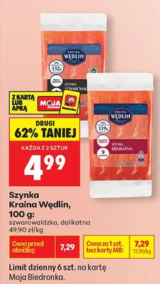 Szynka szwarcwaldzka promocja w Biedronka