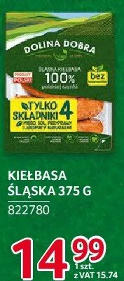 Kiełbasa Śląska 375 g Dolina Dobra promocja w Selgros