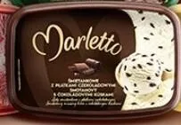 Lody Marletto śmietankowe z płatkami czekoladowymi promocja w Biedronka