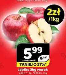 Jabłko worek Polska promocja w Delfin