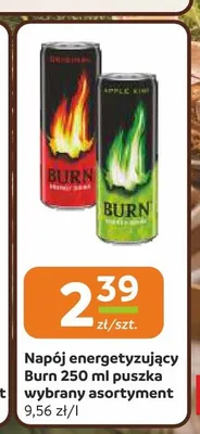 Napój energetyzujący Burn promocja w Społem Częstochowa