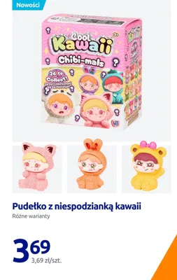 Pudełko z niespodzianką kawaii promocja w Action