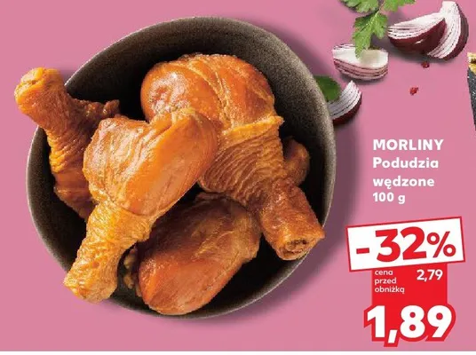 Podudzia wędzone  promocja w Kaufland