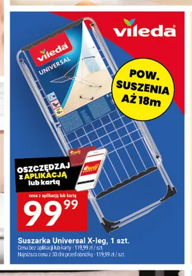 Suszarka Universal X-leg Vileda promocja w Twój Market