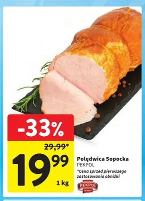 Polędwica Sopocka Pekpol promocja w Intermarche