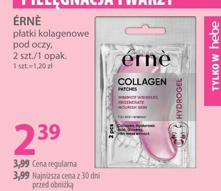 Płatki kolagenowe ERNĖ promocja w Hebe