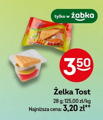 Żelka Tost Big Toastie promocja w Żabka