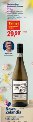Wino Sauvignon Blanc Marlborough  promocja w Lidl