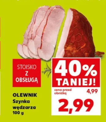 Szynka wędzarza Olewnik promocja w Kaufland