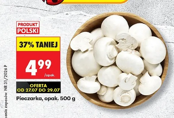 Pieczarka promocja w Biedronka