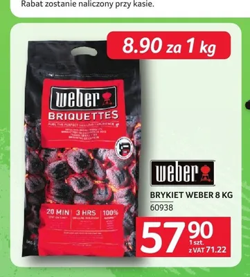 Brykiet Weber promocja w Selgros
