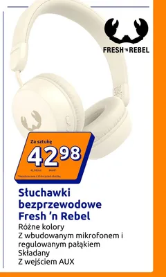 Słuchawki bezprzewodowe Fresh 'n Rebel promocja w Action