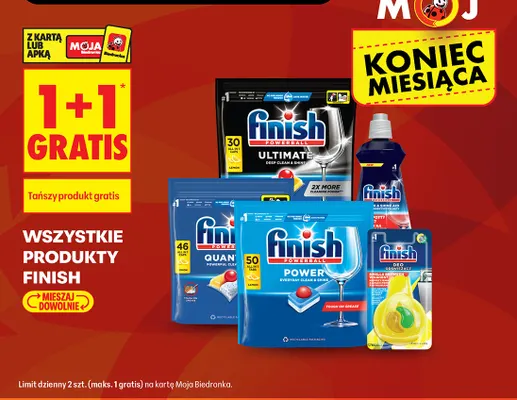 Produkty Finish promocja w Biedronka