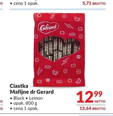 Ciastka Mafijne dr Gerard Black promocja w Makro