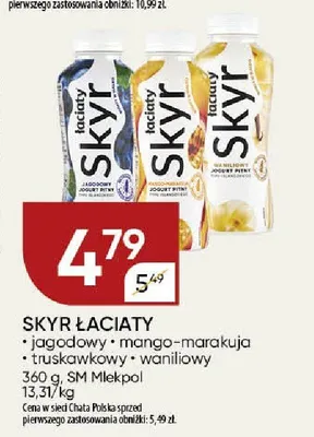 Skyr waniliowy Łaciaty promocja w Chata Polska