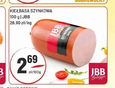 Kiełbasa szynkowa JBB promocja w Sedal