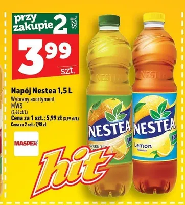 Napój Nestea Lemon promocja w TOPAZ